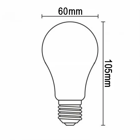 LED žiarovka / filament 7,3W CLEAR - A60 / E27 / 3000K - ZLF512A