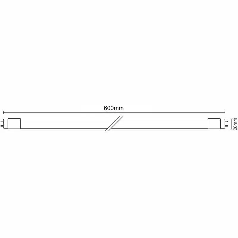 LED žiarivková trubica 9W - T8 / 600mm / 6500K / 1350Lm, 25ks - TLS301