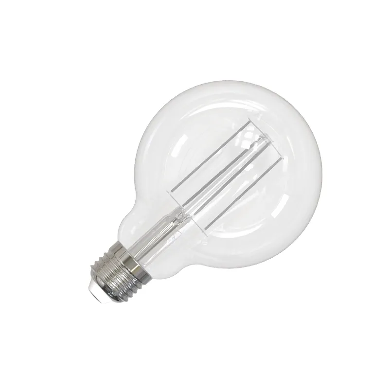 LED žiarovka / filament BIELY 13W - G95 / E27 / 3000K - ZWF104